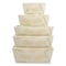 World Centric No Tree Folded Takeout Containers, 46 oz, 5.5 x 6.9 x 2.5, Natural, Sugarcane, 300PK TO-NT-8 - alternate 4